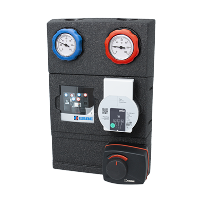Grupa Pompowa Z Zaworem Mieszającym I Siłownikiem Esbe Gra232 Ara639+Vrg432-25-Grundfos 61042600